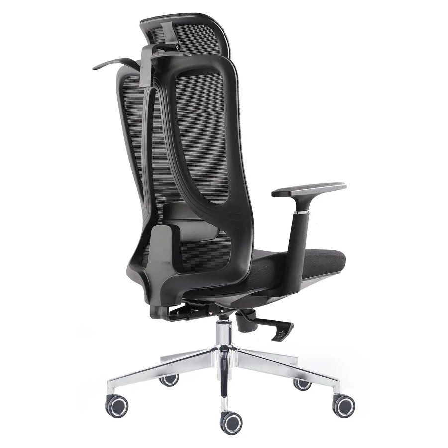 C4016 Black Mesh with Black Nylon Frame High-Back Office Chair