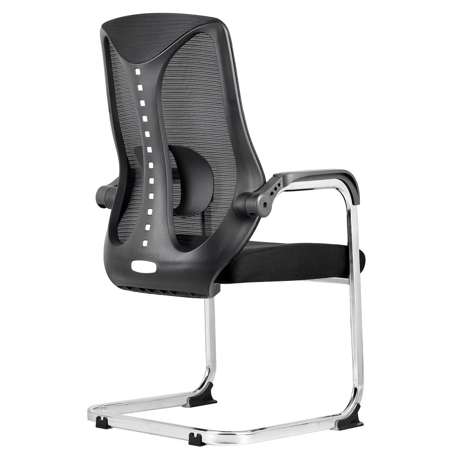 C4020B Black Mesh with Chrome Frame Visitor Office Chair