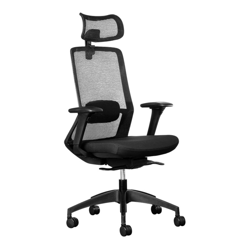 Capri Mesh High-Back Office Chair with Headrest