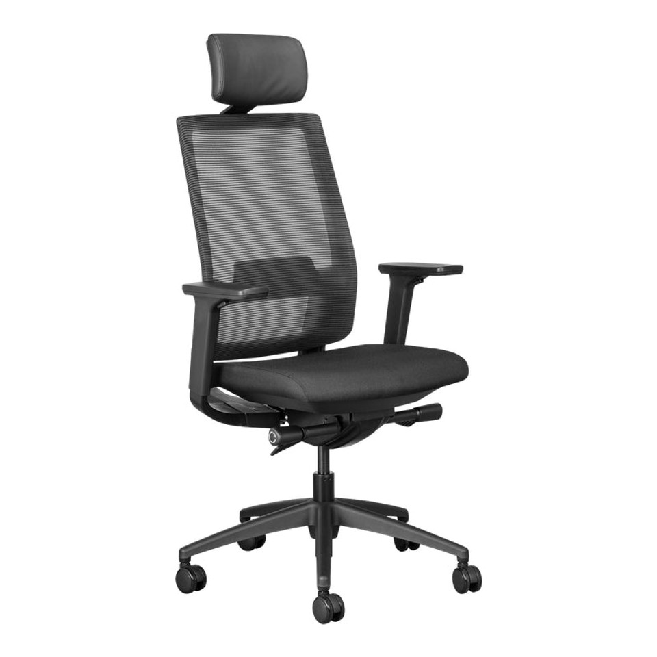 Mira Mesh High-Back Office Chair with Headrest