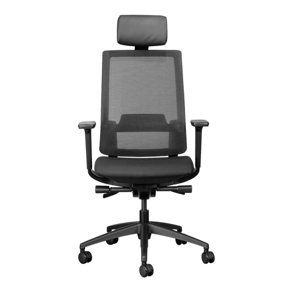Mira Mesh High-Back Office Chair with Headrest