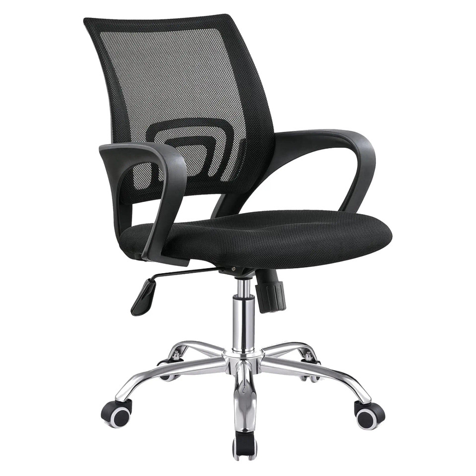 Zippy Operator Chair with Chrome Base