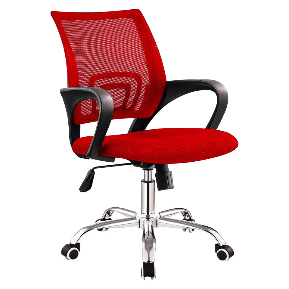 Zippy Operator Chair with Chrome Base
