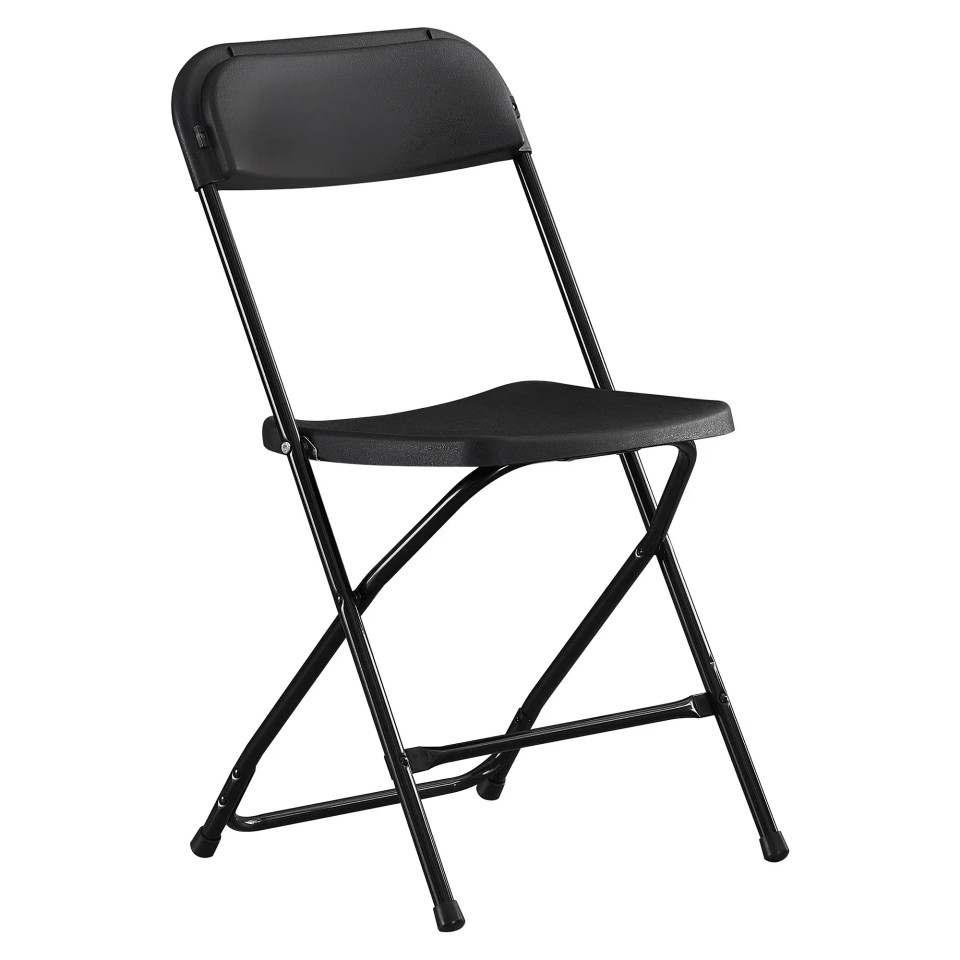 Yin and Yang Plastic Folding Chair Set of Four