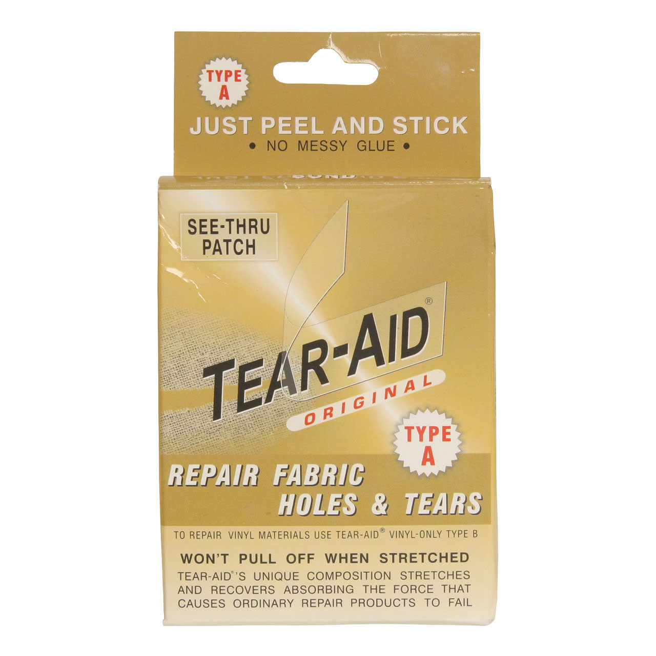 TEAR-AID Tear Repair Kit Type B Inflatable Boats, PVC Vinyl