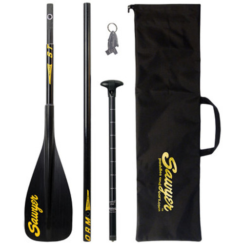 Storm 3PC Traveler SUP Paddle - Yellow Logos