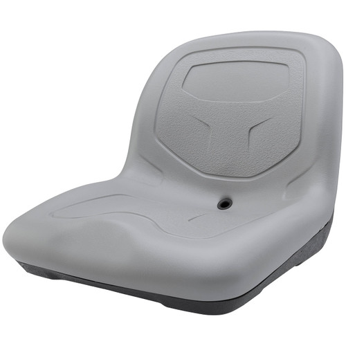 High-Back Padded Drain Hole Seat