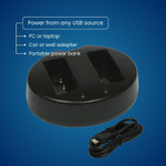 Canon LP-E10 Replacement Battery Kit (2-Pack, 1600mAh) + Dual USB Charger