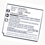 Replacement Battery for Fujifilm FinePix F305EXR (800mAh)