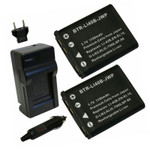 Casio Exilim EX-Z350 - Charger with EU Plug & Car Adapter