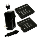 Pentax Optio S12 - Charger with EU Plug & Car Adapter