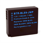 Panasonic DMW-BLE9 DMW-BLG10 Replacement Battery
