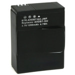 GoPro HERO3 and HERO3+ replacement battery compatible with AHDBT-302, featuring 1280mAh capacity and premium lithium-ion cells.
