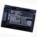 Replacement Battery for Sony HDR-CX625 (2050mAh)