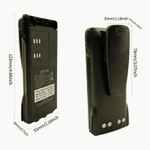 Replacement Battery for Motorola PR860 (Standard) - 2100mAh