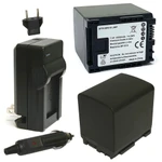 Replacement Battery Kit for Canon VIXIA HF S11 (2-Pack, 2200mAh) + Charger & Car Adapter