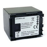 Replacement Battery Kit for Canon VIXIA HF100 (2-Pack, 2200mAh) + Charger with EU Plug & 12V Car Adapter