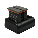 Replacement Battery Kit for DJI AB1 (2-Pack, 13000mAh) + Dual USB Charger