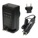 Replacement Battery Kit for GoPro AHDBT-301 (2-Pack, 1200mAh) + Charger with EU Plug & 12V Car Adapter