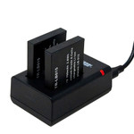 Replacement Battery Kit for Kodak LB-015 (2-Pack, 750mAh) + Dual USB Charger