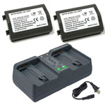 Replacement Battery Kit for Nikon EN-EL18a (2-Pack, 2800mAh) + Dual USB Charger