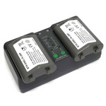 Replacement Battery Kit for Nikon EN-EL18a (2-Pack, 2800mAh) + Dual USB Charger
