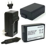 Replacement Battery Kit for Nikon Z50 II (2-Pack, 1280mAh) + Charger & Car Adapter