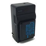 Replacement Battery Kit for Panasonic DMW-BLE9 (2-Pack, 1100mAh) + Charger & Car Adapter