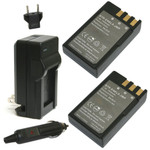 Replacement Battery Kit for Nikon D40 Camera – 2 Batteries & Travel Charger