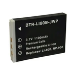Replacement Battery Kit for Rollei 02491-0015-00 (2-Pack, 1100mAh) + Charger & Car Adapter