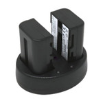 Replacement Battery Kit for Sony CLM-V55 (2-Pack, 2200mAh) + Dual USB Charger
