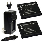 Olympus LI-50B - Charger with EU Plug & Car Adapter
