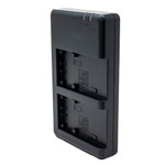 Replacement Battery Kit for Sony HDR-CX190 (2-Pack, 3900mAh) + Dual USB Charger