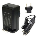 Replacement Battery Kit for Sony ZV-E1 (2-Pack, 2000mAh) + Charger with EU Plug & 12V Car Adapter