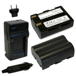 Replacement Battery Kit for Sigma BP-21 (2-Pack, 2000mAh) + Charger & Car Adapter