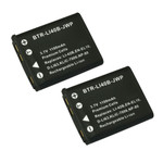 Replacement Battery Kit for Nikon Coolpix S200 (2-Pack, 1100mAh) + Charger & Car Adapter