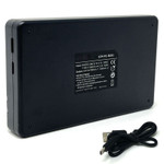 Replacement Battery Kit for Olympus BLX1 (2-Pack, 2250mAh) + Dual USB Charger