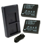 Panasonic DMW-BCJ13E - Charger with EU Plug & Car Adapter