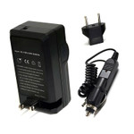 Canon NB-6L, NB-6LH, CB-2LY - Charger with EU Plug & Car Adapter