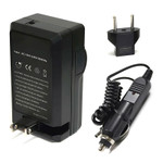 Replacement Battery Kit for Canon LP-E6 (2-Pack, 2600mAh) + Charger with EU Plug & 12V Car Adapter