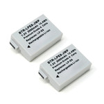 Replacement Battery (2-Pack) for Canon EOS Rebel T2i (2000mAh)