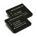 Replacement Battery (2-Pack) for Fujifilm FinePix XP200 (1100mAh)