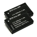 Replacement Battery (2-Pack) for Garmin Alpha 100 (2200mAh)