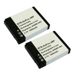 Replacement Battery (2-Pack) for GoPro HD HERO (2010 Model) (1400mAh)