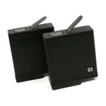 Replacement Battery (2-Pack) for GoPro HERO6 Black (1220mAh)