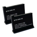 Replacement Battery (2-Pack) for Insta360 ONE X2 (1700mAh)