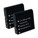 Replacement Battery (2-Pack) for Kodak LB-060 (1600mAh)