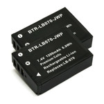 Replacement Battery (2-Pack) for Kodak PIXPRO AZ651 (1200mAh)