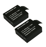 Replacement Battery (2-Pack) for SJCAM Novatek (900mAh)