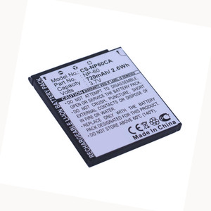 Replacement Battery for Casio Exilim Zoom EX-Z80PK (720mAh)